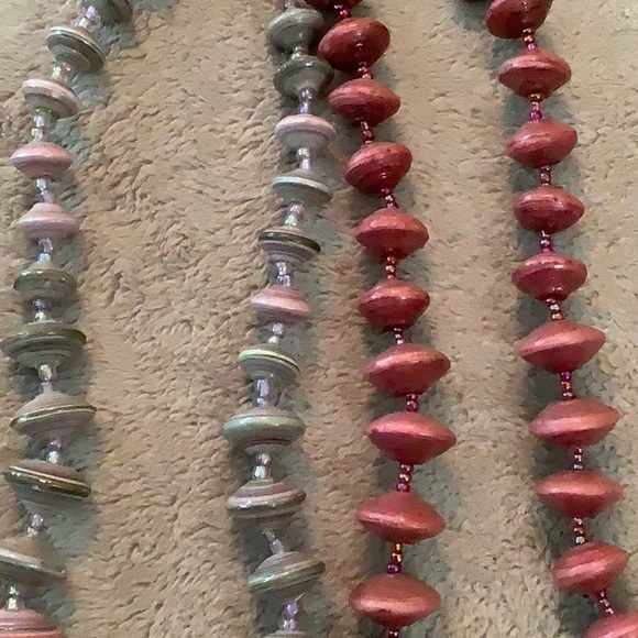 Beads For Life handmade UGANDA Africa 20” necklaces 2 - Picture 4 of 5